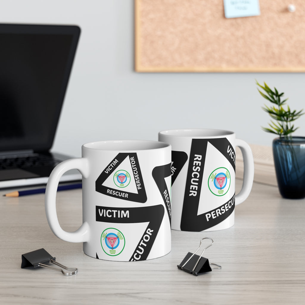 Variation of Drama Triangle Mug