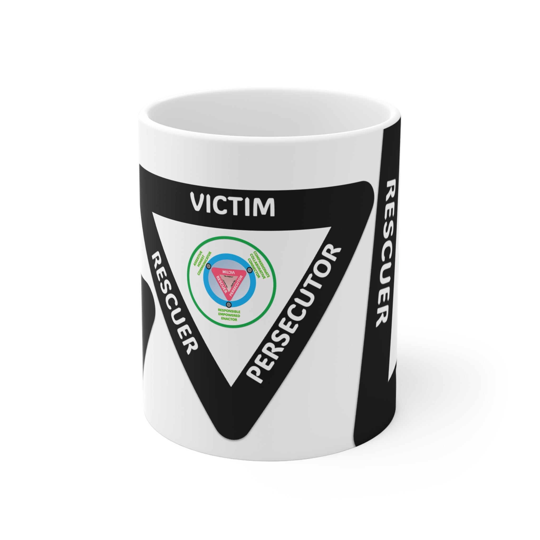 Variation of Drama Triangle Mug