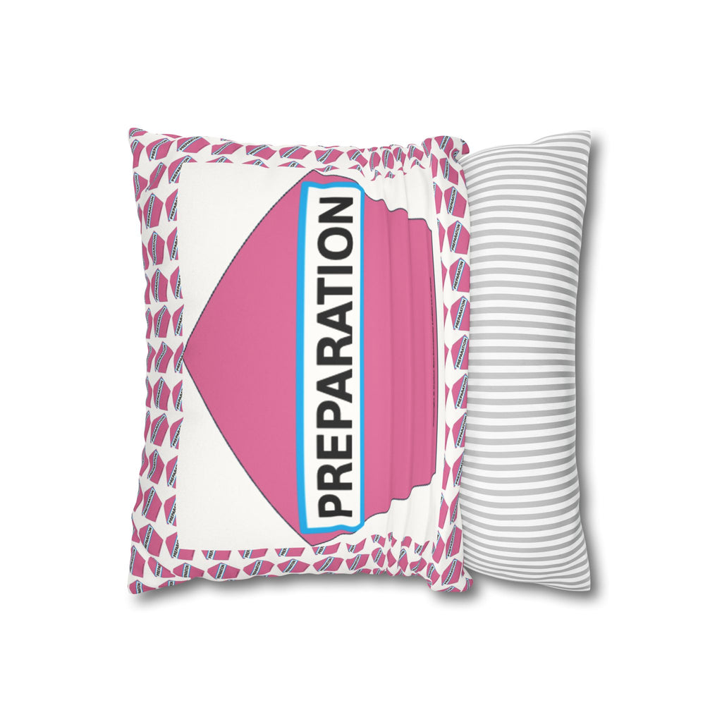 Preparation Stages of Change Pillow - Faux Suede Recovery Support Décor for Therapy, Counseling & Cozy Living