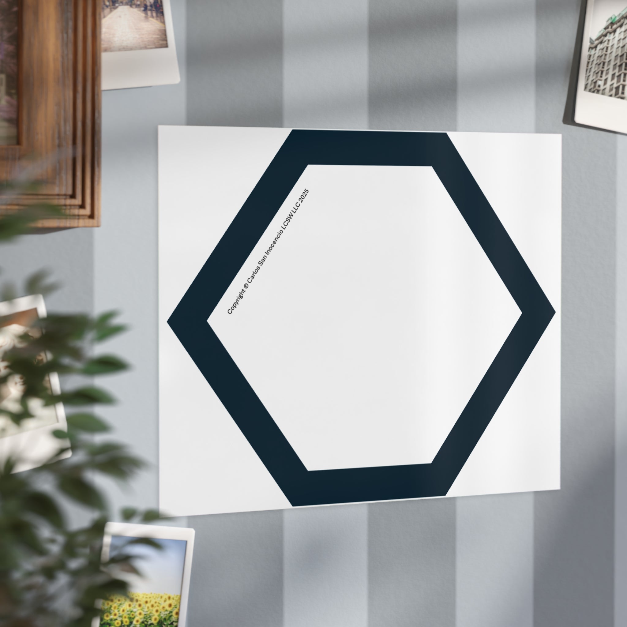 Vibrant Unframed Print – “BLANK” (Stages of Change Series by DiClemente)