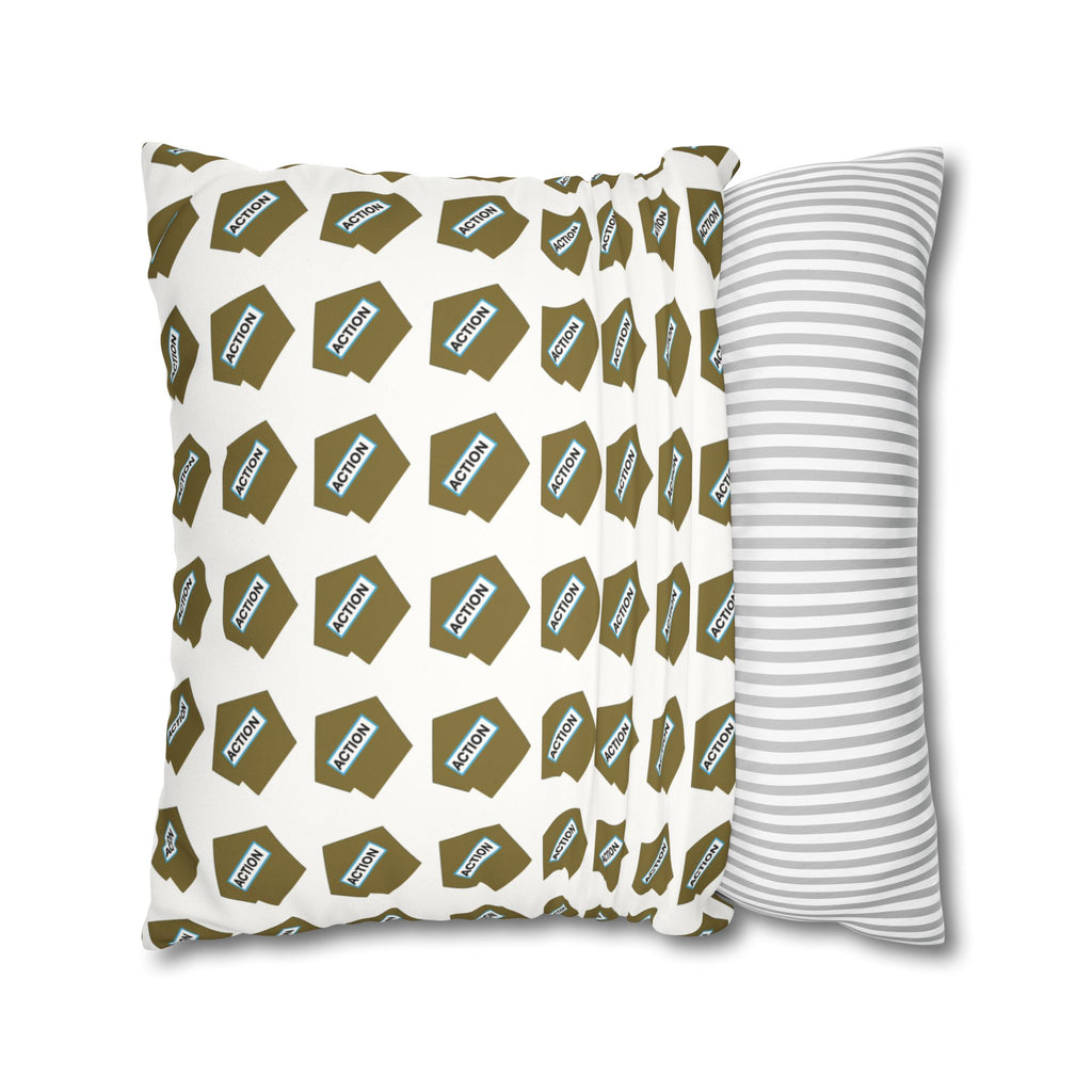 Faux Suede Square Pillowcase