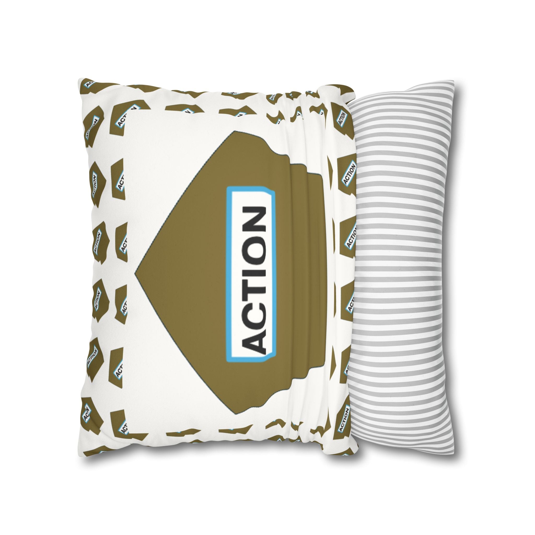 Faux Suede Square Pillowcase