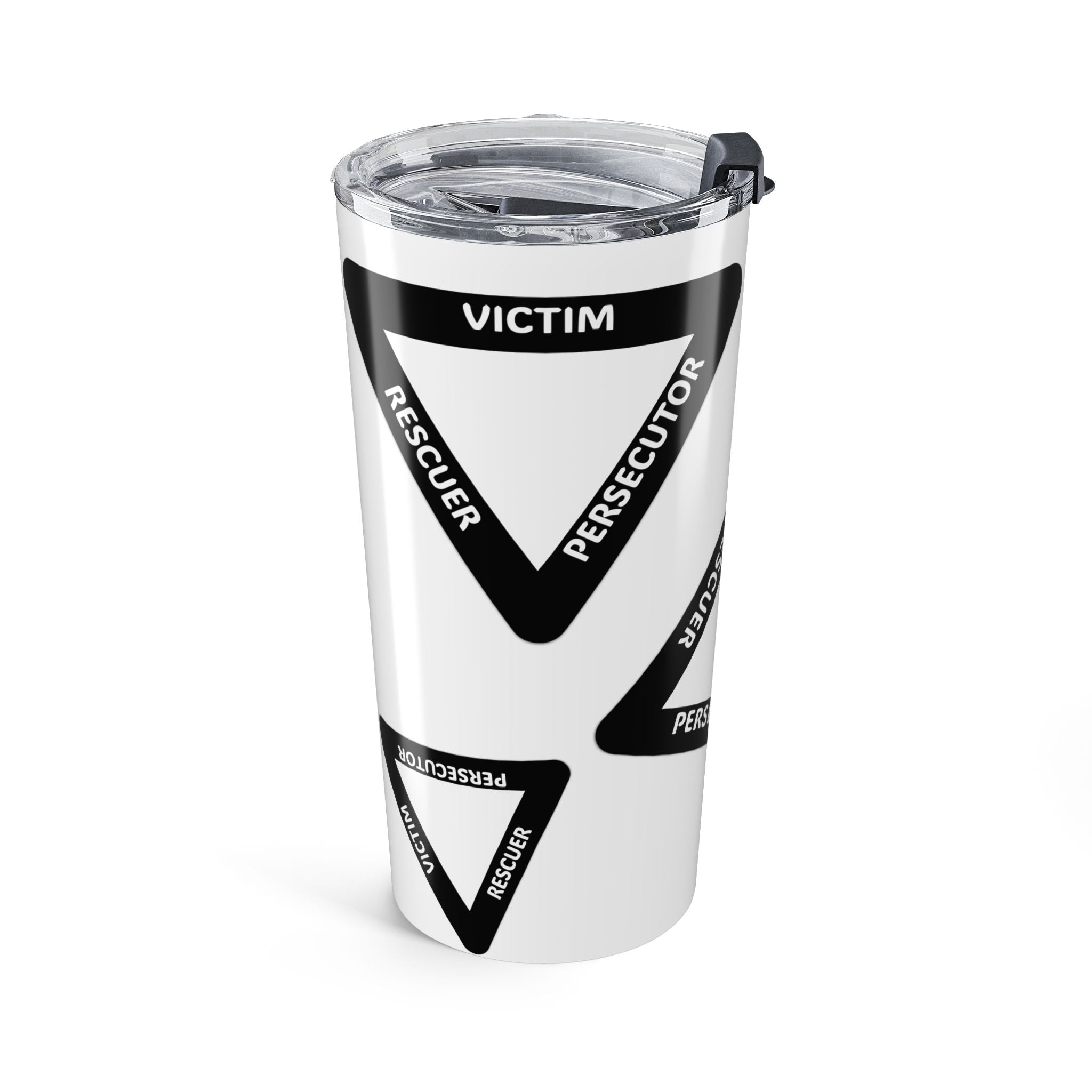 Tumbler 20oz Drama Triangle Design Customized Tumbler
