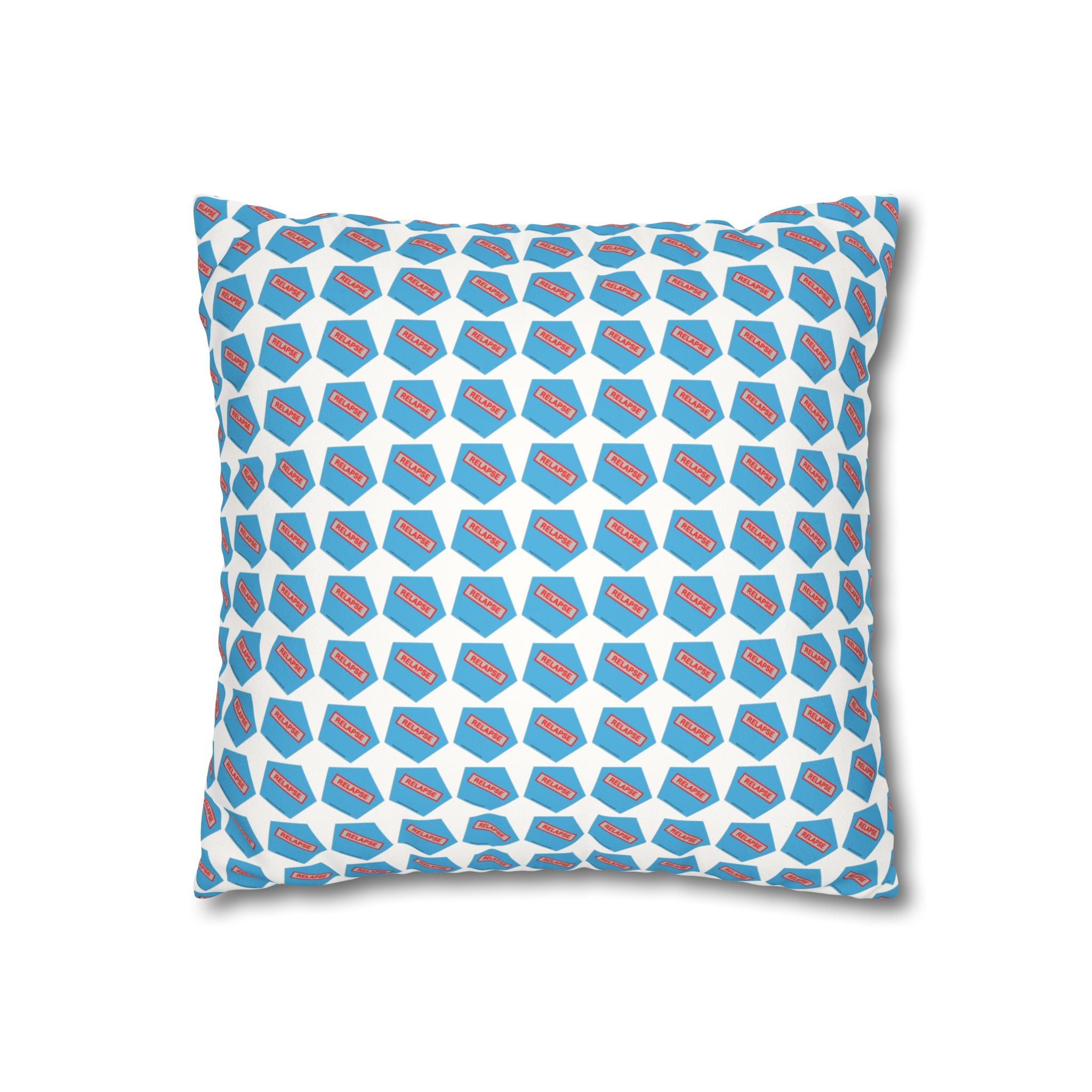 Relapse Stages of Change Pillow - Faux Suede Recovery Support Décor for Therapy, Counseling & Cozy Living