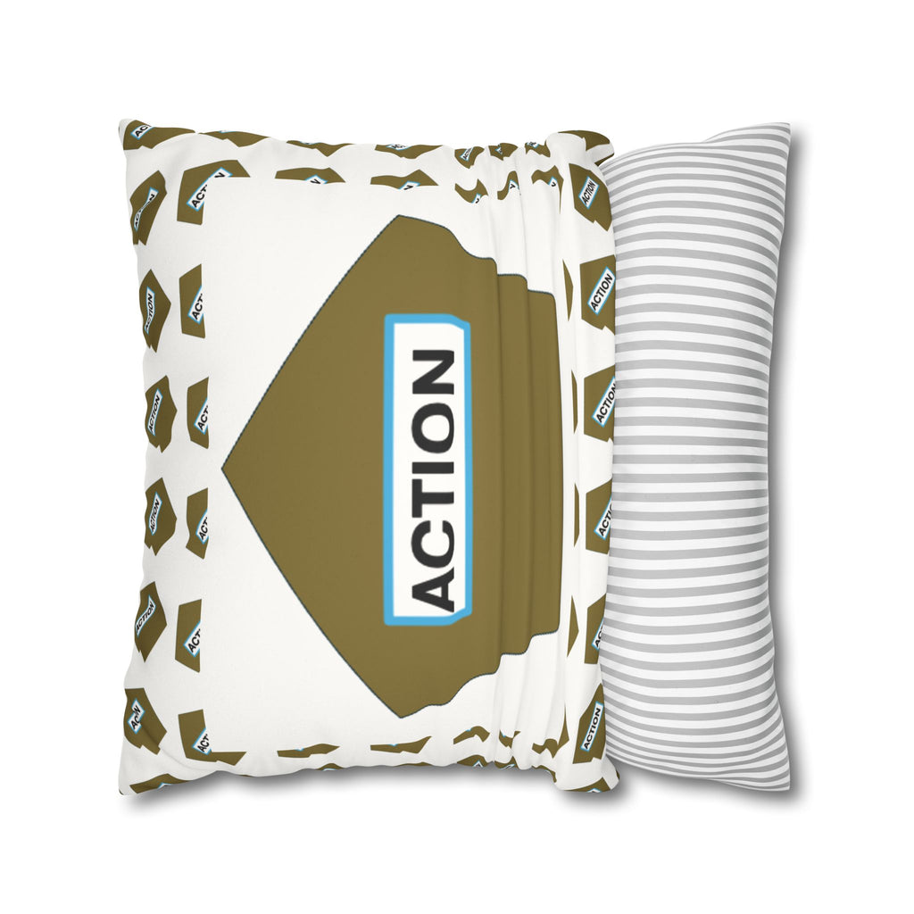 Faux Suede Square Pillowcase