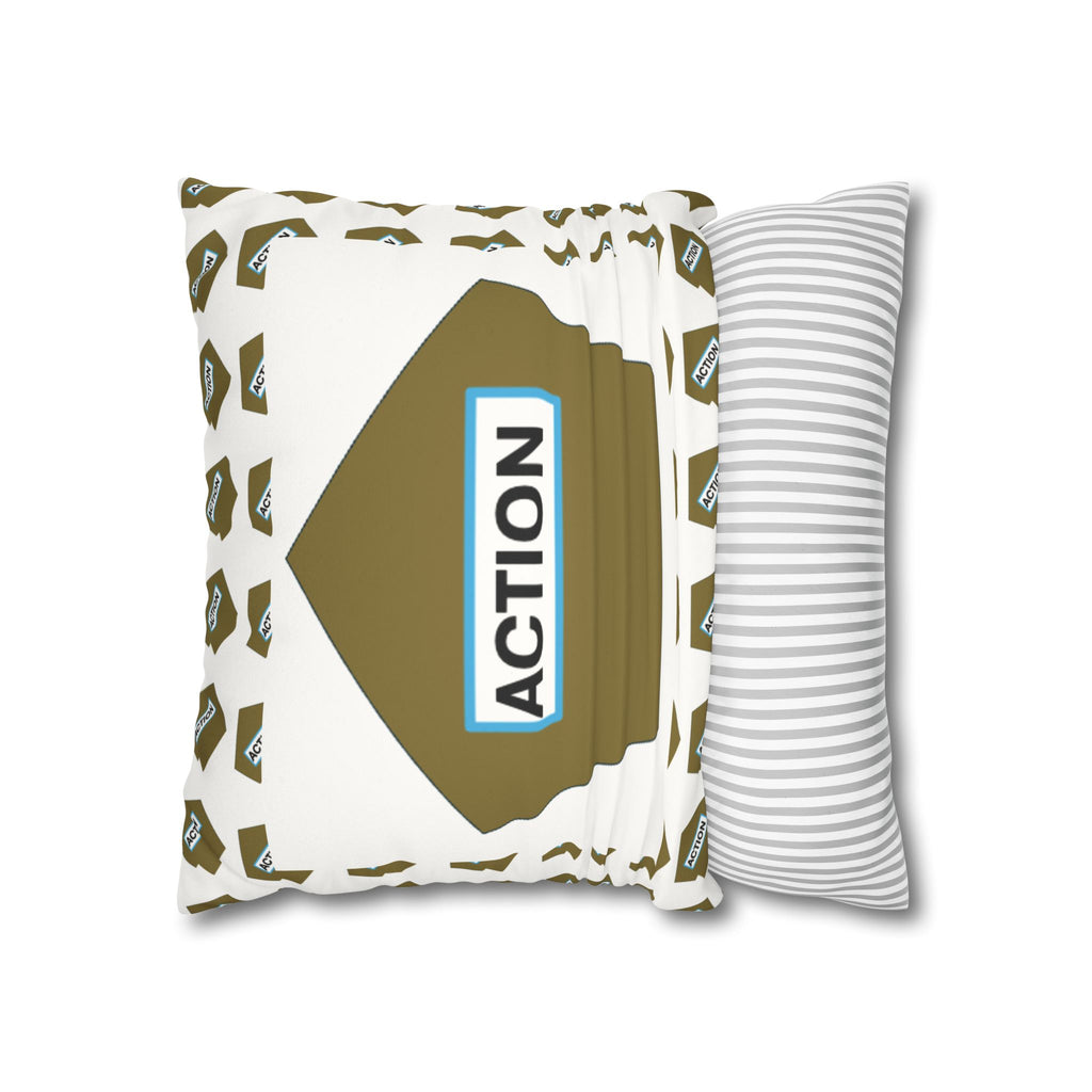 Faux Suede Square Pillowcase